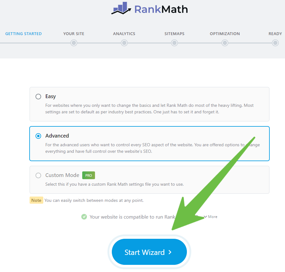 cài đặt nâng cao website với rank math